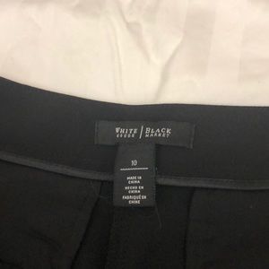 Black tulip hem dress slacks